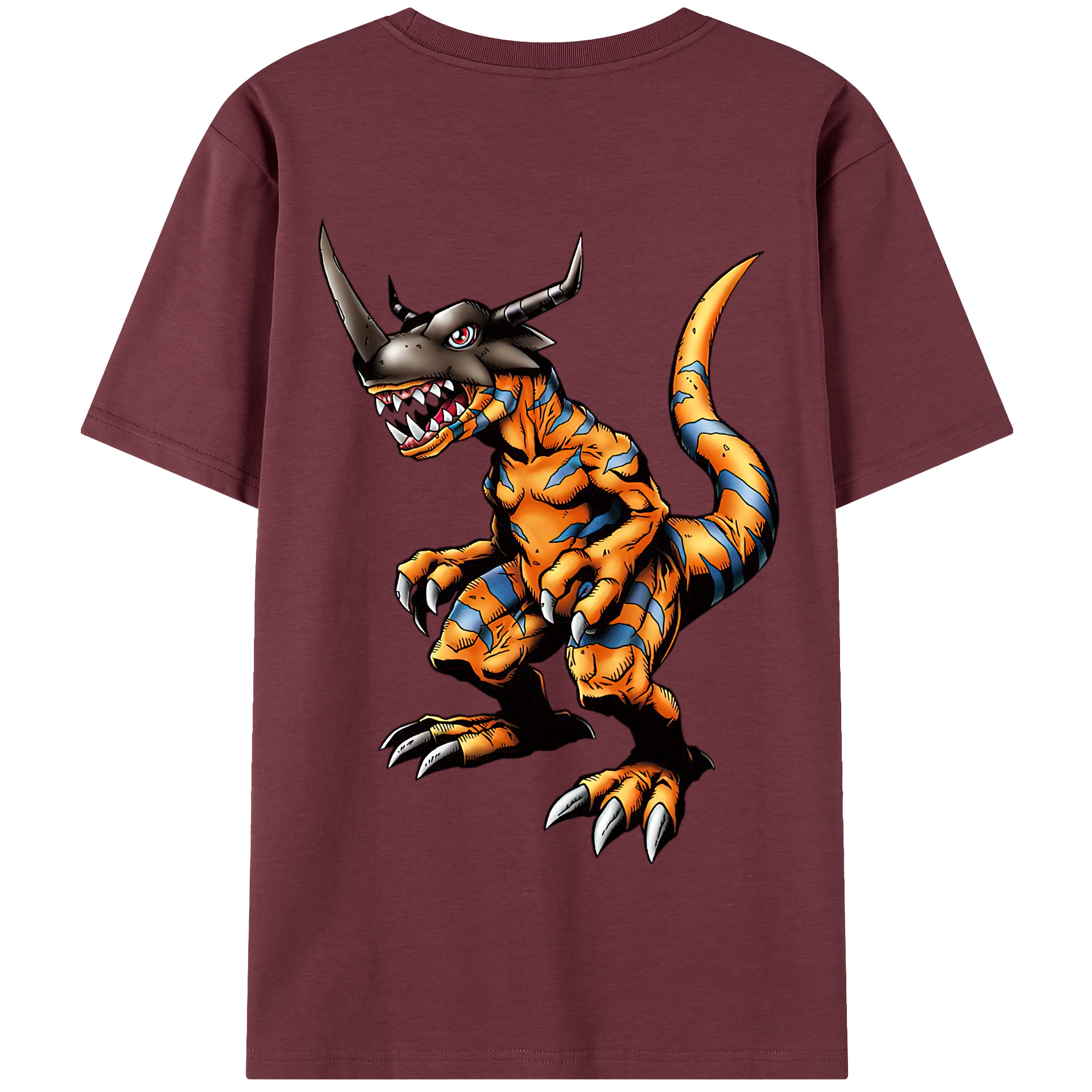 （画像用） Digimon デジタルモンスター/デジモン 綿100％半袖Tシャツ（背面プリント）